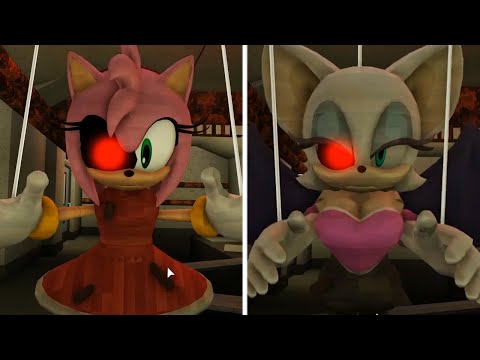 ROBLOX PIGGY 2 NEW SONIC AMY VS ROUGE MARI JUMPSCARE - Roblox Piggy Book 2 rp
