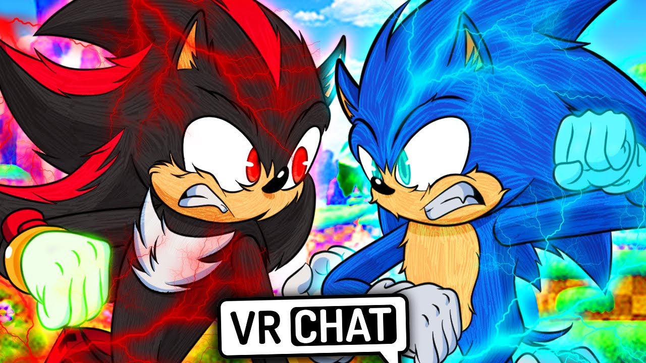 Movie Sonic Meets Movie Shadow! (VR Chat)