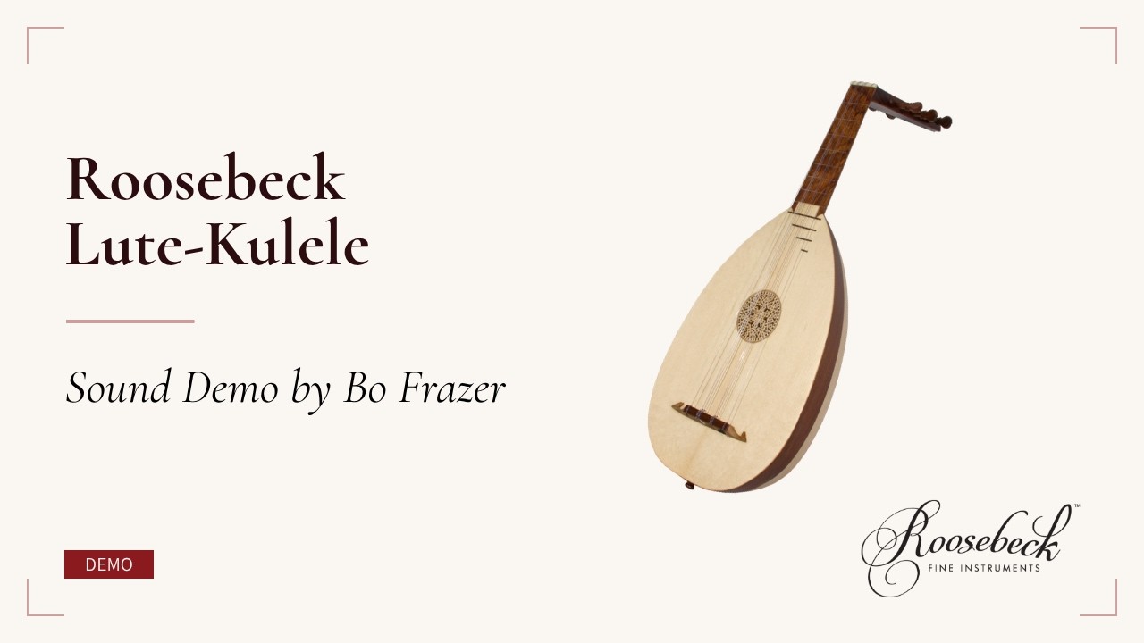 Roosebeck Tenor Lute-kulele, Walnut Variegated