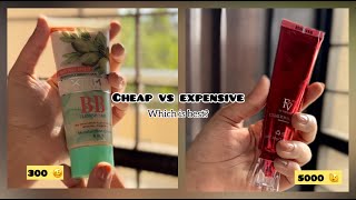 Cheap vs expensive bb cream review | best affordable bb cream