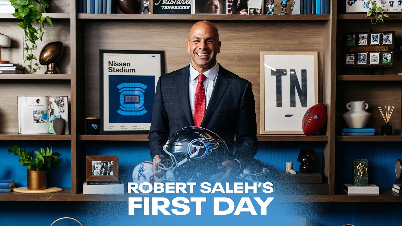 Inside Robert Saleh’s First Day as Titans Head Coach | Tennessee Titans