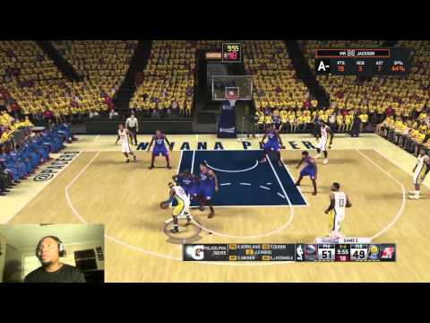 NBA 2K15 PS4 S3 MYCAREER - PLAYOFF SFG4 - Off The Back Board Ft. Live Stream