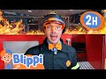 Blippi the Firefighter to the Rescue! | Blippi | Educational Kids Videos | Moonbug Kids