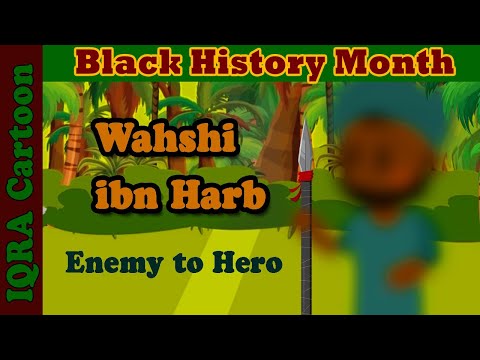 Black Muslim Heroes: Wahshi ibn Harb (ra) | Black History Month in Islam | Islamic Cartoon