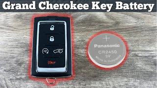 2022 - 2024 Jeep Grand Cherokee Key Fob Battery Change - How To Remove & Replace Remote Key Battery