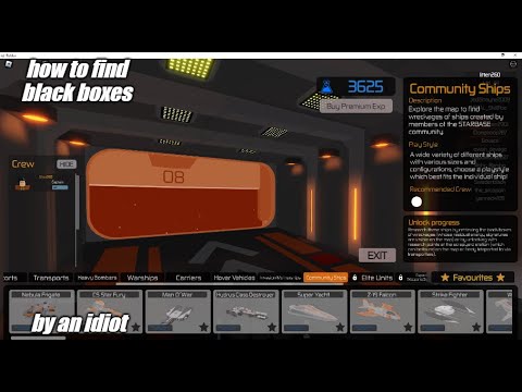 How to find black boxes (starbase)