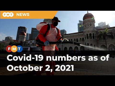 Covid-19 numbers as of October 2, 2021