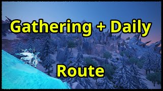 Pso2 NGS Daily Quest and Gathering Route advice