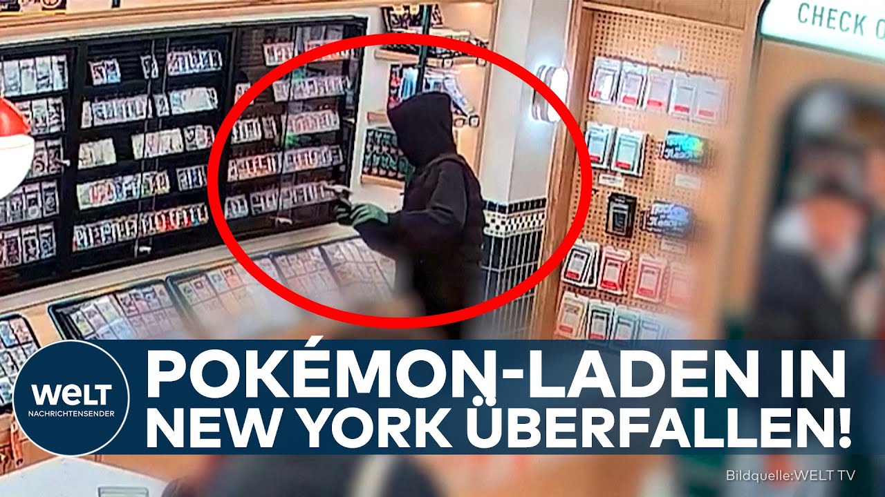 NEW YORK: POKÉMON STATT JUWELEN: Bewaffnete Täter machen Jagd auf seltene Karten
