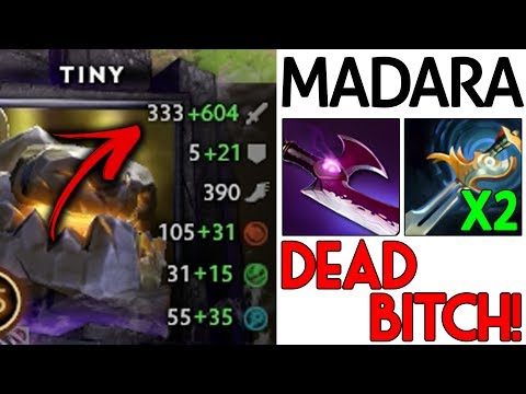 1000 dmg/hit and Echo Sabre Dead Bitch! Madara play Tiny 7.06 Dota 2