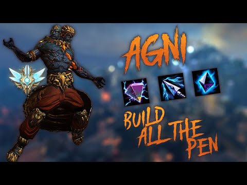BUILD ALL THE PEN! | GM AGNI Midlane | Smite Season 6