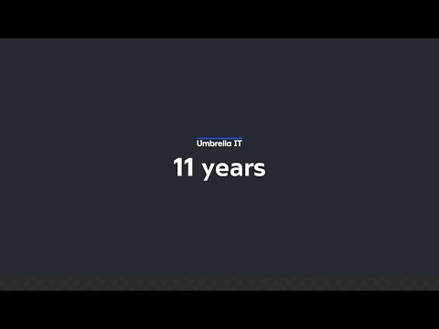 Umbrella IT video.