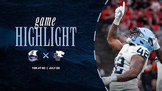 CFL Game Highlights | Week 8 Toronto at BC, July 25, 2026