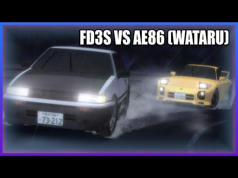 INITIAL D - FD3S VS AE86 (Wataru) [HIGH QUALITY]