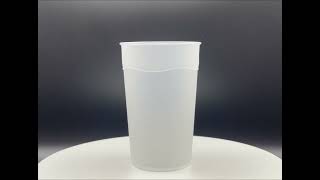 Kelímek (PP) vratný průhledný Ø80mm 0,3L [10 ks]