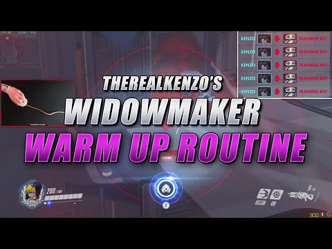 TheRealKenzo's Widowmaker Warm up Routine - Overwatch Guide