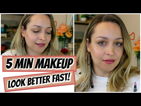 5 MIN MAKEUP! LOOK BETTER FAST ~ Natural No Foundation! | DreaCN