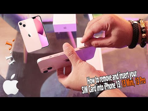 How to remove and insert your SIM Card into iPhone 13, 13 Mini, 13 Pro, 13 Pro Max