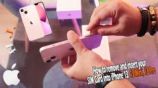 How to remove and insert your SIM Card into iPhone 13, 13 Mini, 13 Pro, 13 Pro Max