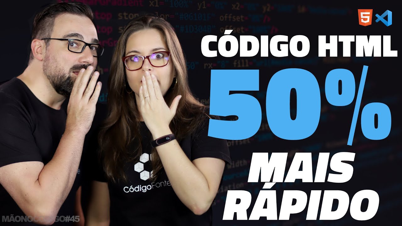 O Segredo de Como Escrever HTML 50% Mais Rápido no VS Code  // Mão no Código #45