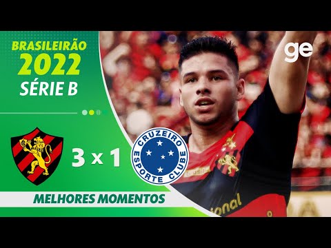 Gols e lances de Sport x Cruzeiro