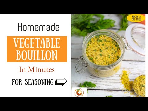 Homemade VEGETABLE BOUILLON POWDER