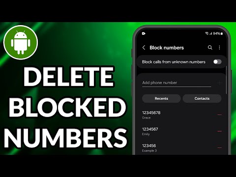 How To Delete Blocked Numbers On Samsung
