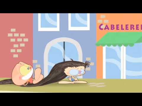 Mongo e Drongo Drongo cabeludo e corta o cabelo