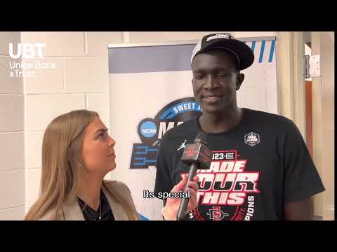 San Diego State to the Final Four 2023 | Aguek Arop Postgame Interview