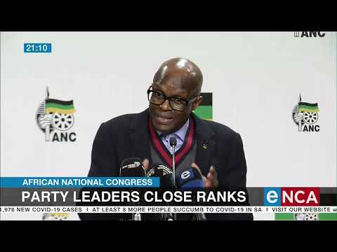 ANC leaders close ranks