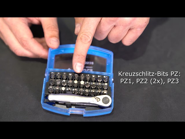 Video Teaser für BRLLIANT TOOLS BT053532 Bit-Satz mit Bit-Umschaltratsche, 32-tlg  [Powered by KS Tools]