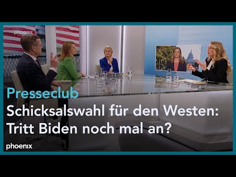 Presseclub: Schicksalswahl für den Westen: Tritt Biden noch mal an?