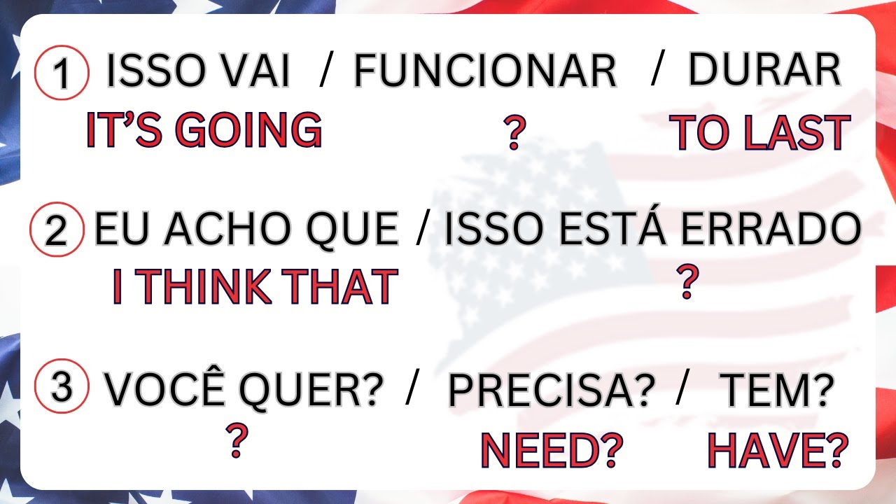 Apenas Memorize essa Estrutura para FALAR INGLÊS EM HORAS #10 📚  Aulas de Inglês  📚Curso de Inglês