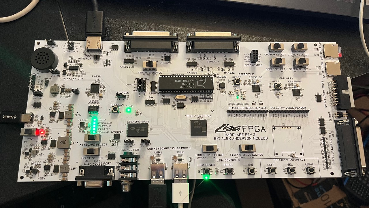 I recreated the Apple Lisa computer inside an FPGA! - The LisaFPGA Project - YouTube