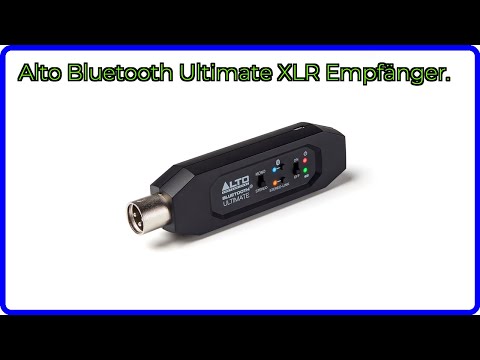 BEWERTUNG (2025): Alto Bluetooth Ultimate XLR Empfänger.. WESENTLICHE Einzelheiten