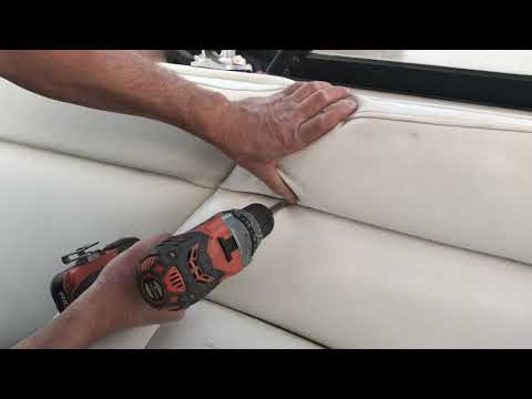 BOAT REUPHOLSTERED REMOVAL & INSTALLATION OF ALL MY SEATS/CUSHIONS IN MY BOAT TO GET THEM DONE 😐💵