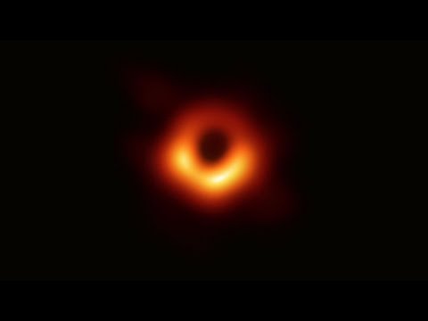 Scientists have revealed the first image ever made of a black hole. Astronomers assembled data gathered by eight radio telescopes around the world to show the violent neighborhood near a supermassive black hole. (April 10)