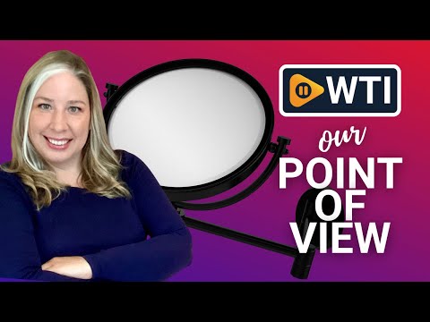 Allied Brass 8 Inch Wall Mounted Extending 2X Magnification with Dotted Accent Make-Up Mirror - WTI product video review