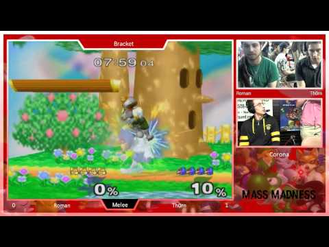 MASS MADNESS 17a - Roman (Fox) vs Th0rn (Falco) - SSBM