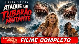 Ataque do Tubarão Mutante (2012) | CINEMA DE AÇÃO TOTAL | Filme Completo Dublado Português