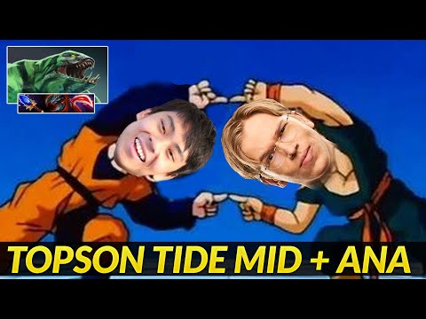 Topson Tidehunter Mid with Ana Carry Offlane OD - R.I.P SEA pub