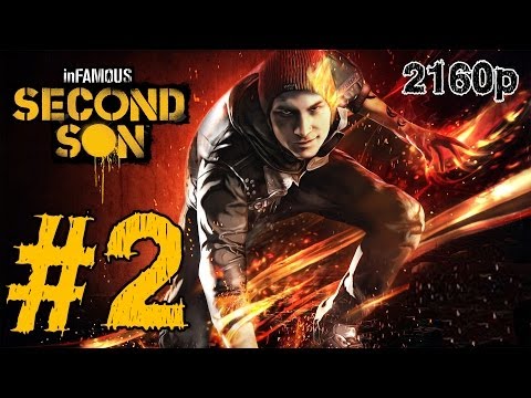 Infamous Second Son Walkthrough Part 2 Evil Chooices - Gameplay - No Commentary PS4 [2160p 4k]