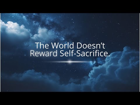 The World Doesn’t Reward Self Sacrifice. It Takes Advantage of It.