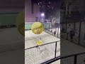 Playing With A Giant Tennis Ball