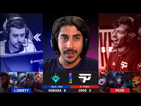 PAIN x LIBERTY | CBLOL 2023: 8ª Rodada - 2ª Etapa | Ilha das Lendas