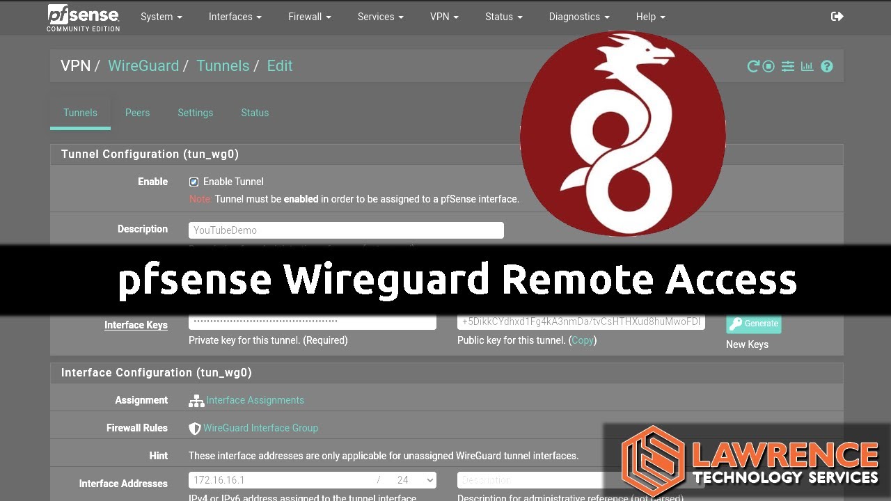 Tutorial: pfsense Wireguard For Remote Access