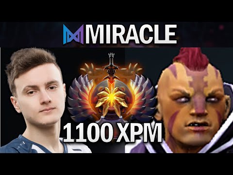 NIGMA.MIRACLE ANTI-MAGE WITH 1100 XPM - DOTA 2 7.27 GAMEPLAY
