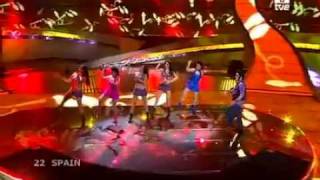 Baila el Chiki Chiki - Eurovision ESC 08 (HQ - Alta Calidad)