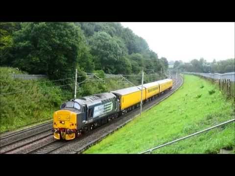 Direct Rail Services 37688, 3Z07 Derby R.T.C - Mossend Yard at Bathpool Park, Kidsgrove - 31/08/15