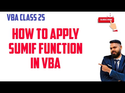 Excel vba macros tutorials in vba. sumif function in excel vba